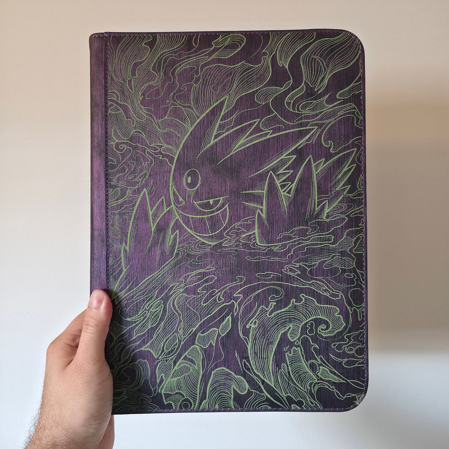 M Gengar EX - Purple 9 Pocket Hijvxk Binder