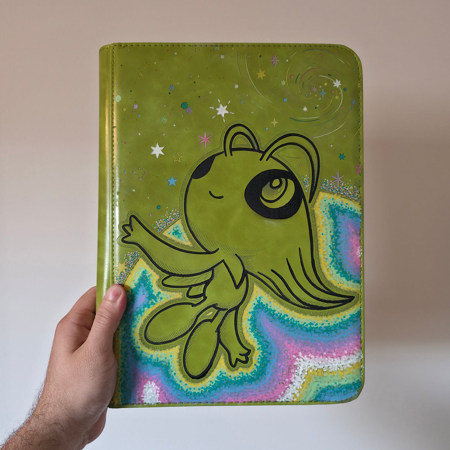 Celebi - Hybrid Engraved & Hand Painted 9 Pocket TCGuard Binder
