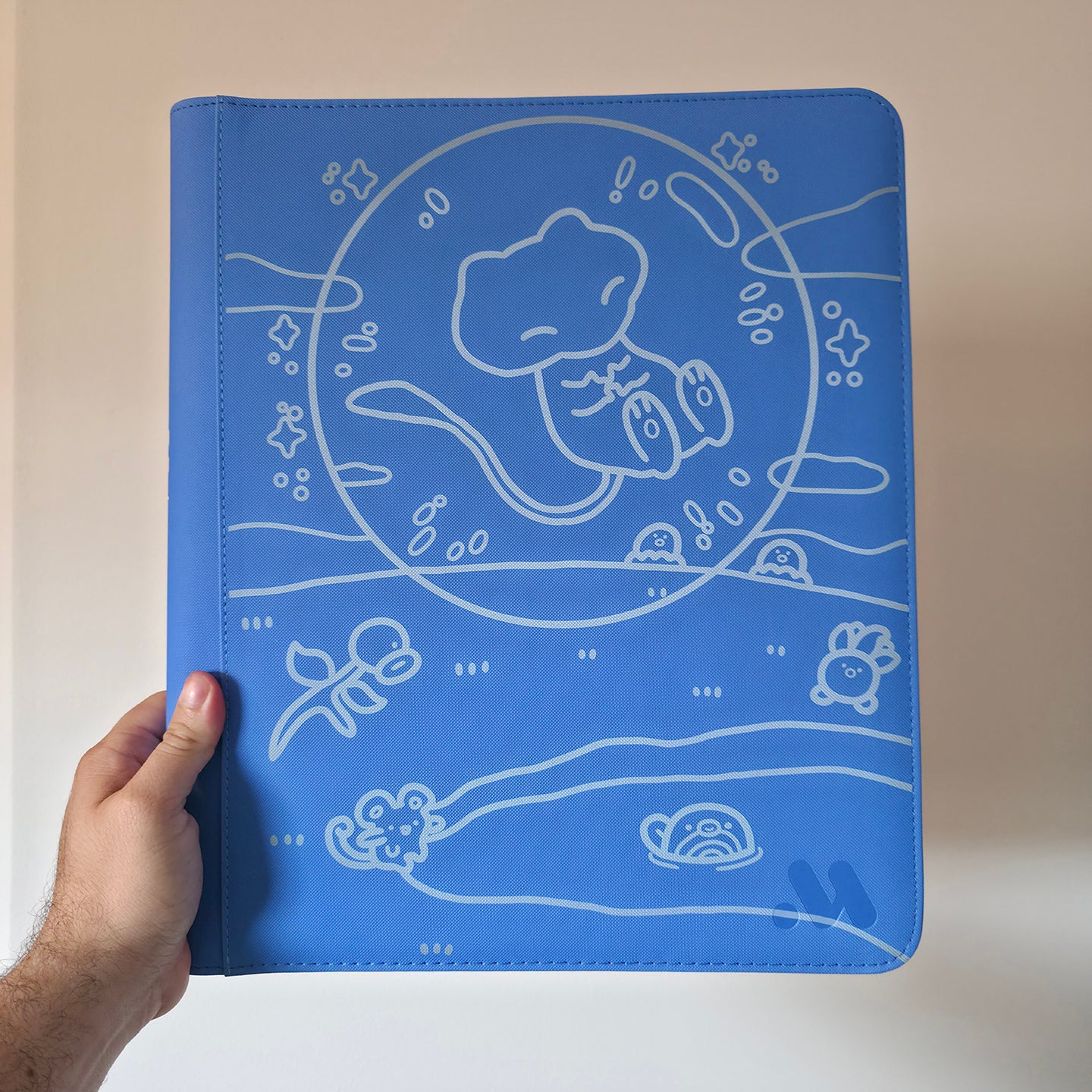 Bubble Mew - Light Blue 9 Pocket Top Loader Binder