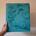 Snorlax Eating - Teal 9 Pocket Top Loader Binder