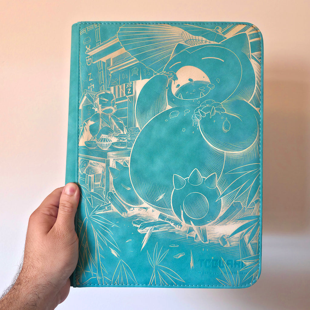 Snorlax Eating - Teal TCGuard