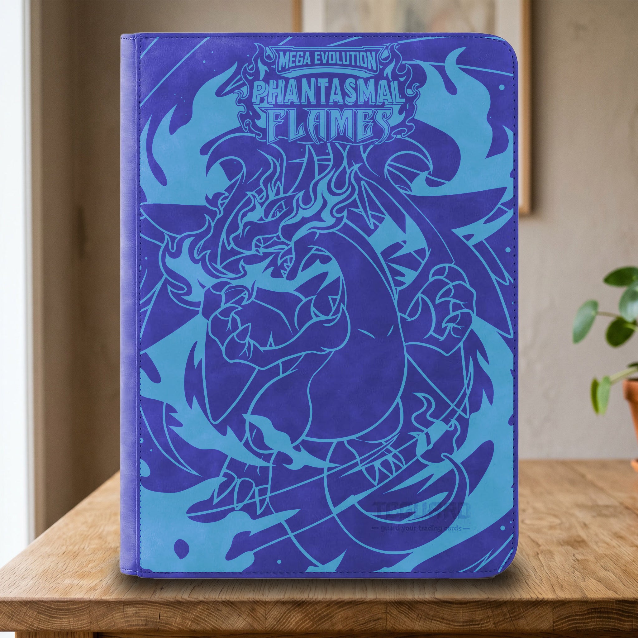 M Phantasmal Zard Phantasmal Flames Logo - Blue TCGuard